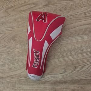 Los Angeles Angels LA MLB Hybrid or Driver Headcover Stretch Fit Golf Club Cover